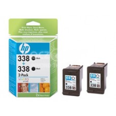 Cartus cerneala HP 338 Black Inkjet Print Cartridges 2-pack with Vivera Ink - CB331EE